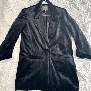 Black Velvet Blazer